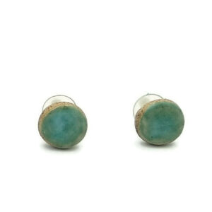 Handmade ceramic stud earrings