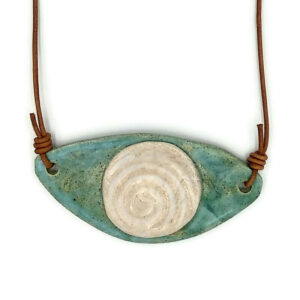 Handmade ceramic necklace
